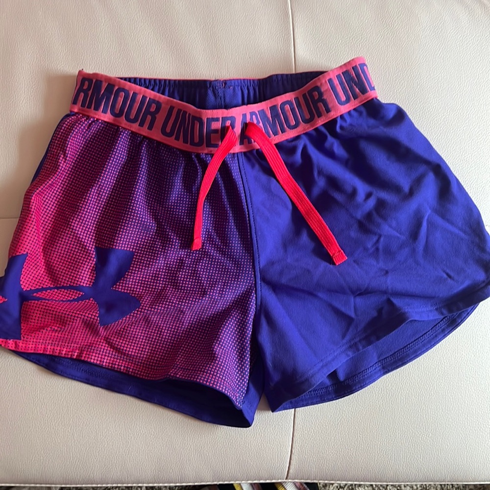 Kids girls under armor shorts